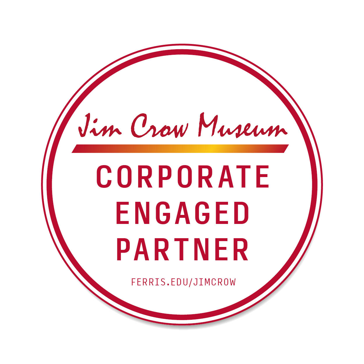 Jim Crow Corporate Engaged Partner badge