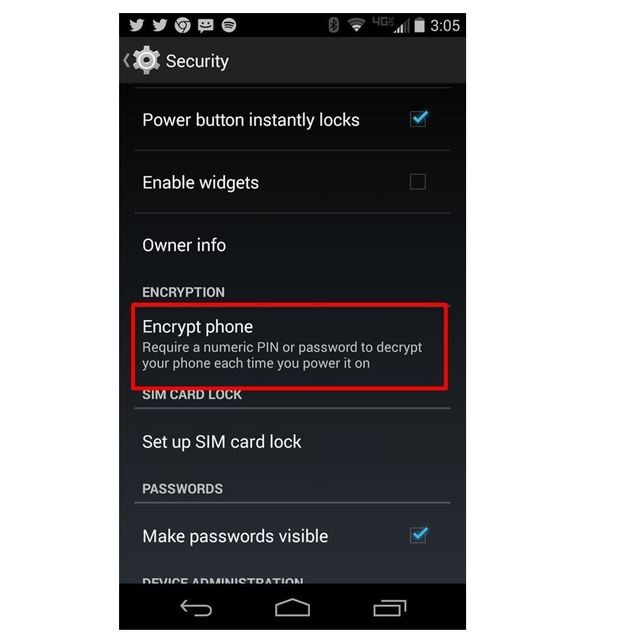 How to Encrypt your Android Phone