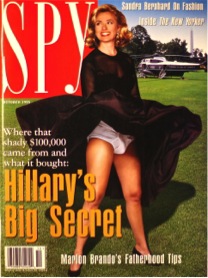 Hillary on Spy Magazine cover