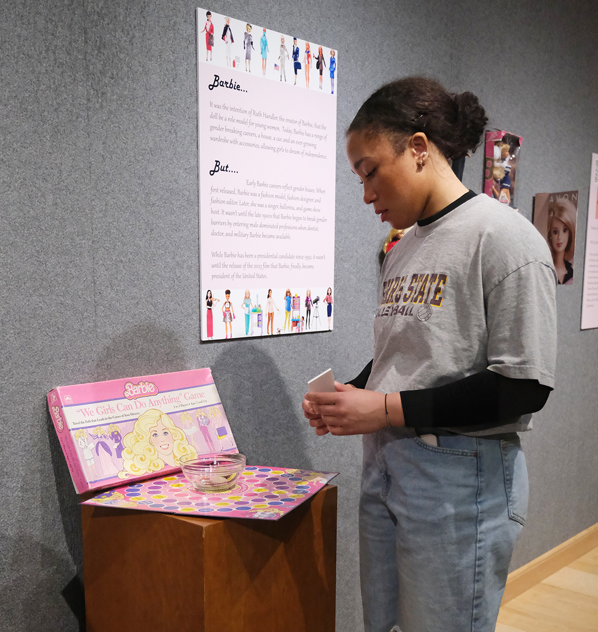 Ferris State University’s Fine Art Gallery is hosting a new exhibit, “Much Ado About Barbie,” is free and open to the public Tuesdays through Fridays through Feb. 28.