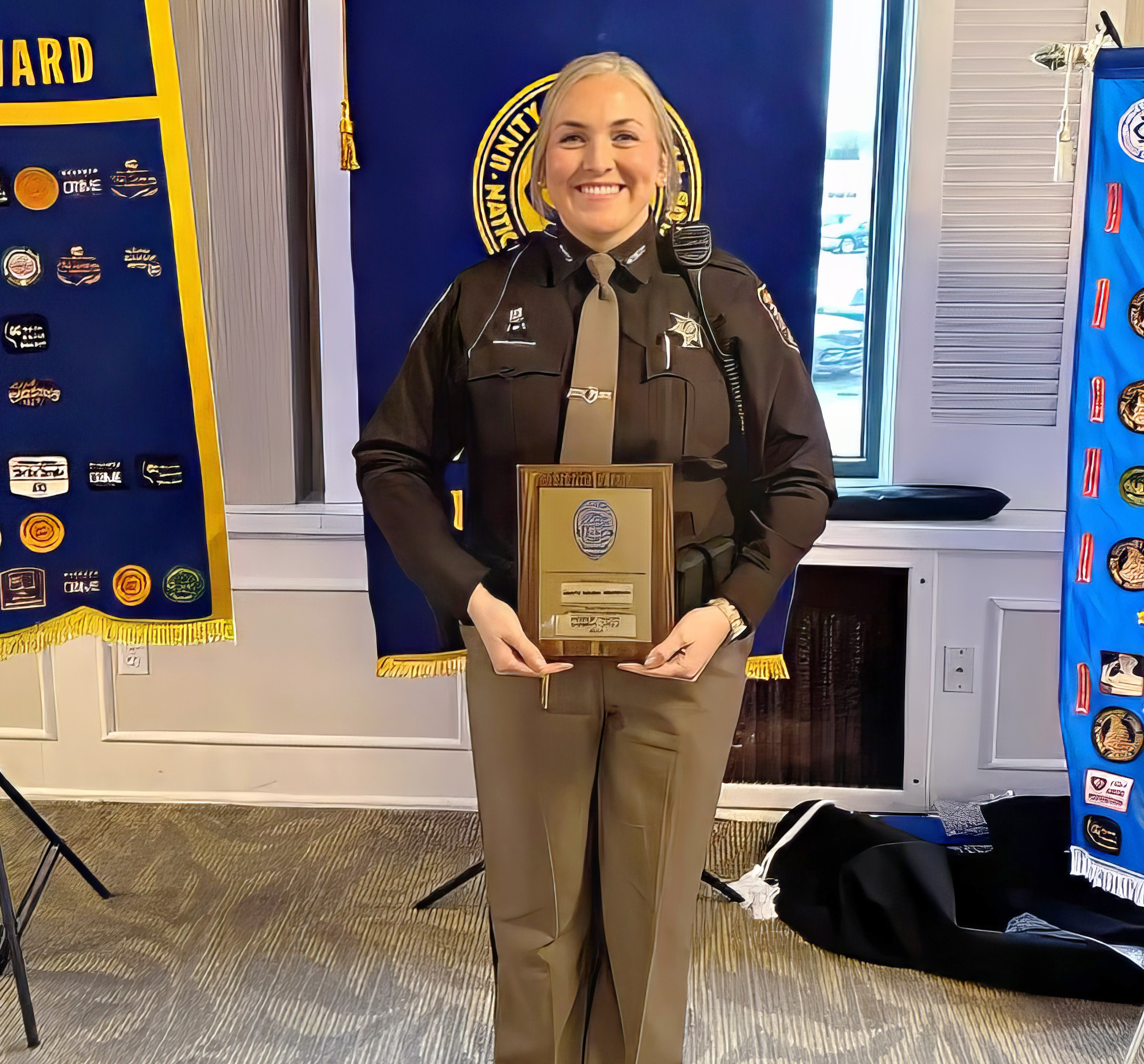 Melissa Henderson, an alumna of Ferris State University’s Criminal Justice Bachelor and Master of Science degree programs, has been honored by the Monroe County Sheriff’s Office, as she was recently named their Deputy of the Year.