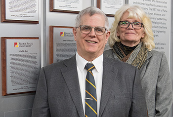 2019 Inductee Paul Boes (pictured with his wife Margaret)