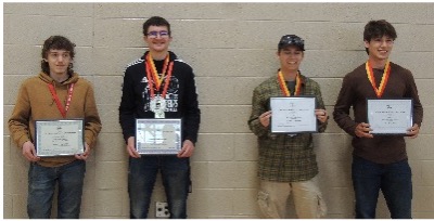 Photo of 2024 gas metal arc welding awardees, listed below