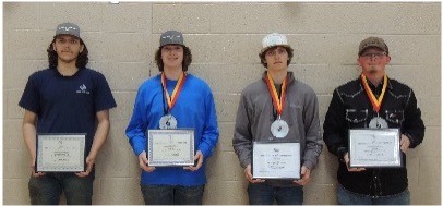Photo of 2024 gas tungsten arc welding awardees, listed below