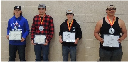 Photo of 2024 shielded metal arc welding awardees, listed below
