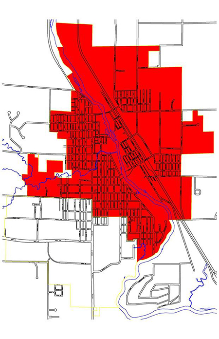 Boil-Water Advisory Map (city of Big Rapids)
