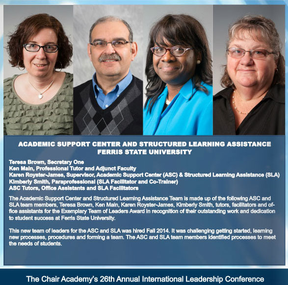 ASC and SLA Team Win Leadership Award