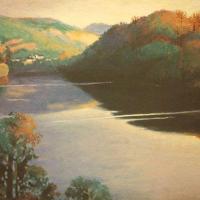 Rivers At Sunrise I Correct-retrospective
