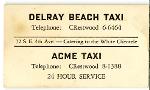 Taxi card