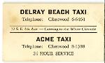 Taxi card