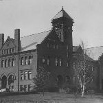 Old Main with Music Building to right