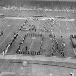 Band at Briggs Stadium in Detroit 1958 Forming Go Lions