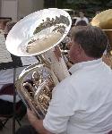 Students playing instruments