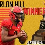 Quarterback Jayru Campbell won the Harlon Hill Trophy in 2018 when he led the Bulldogs to a 15-1 record and a national runner-up finish.