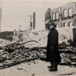 The aftermath of the great fire of 1950.