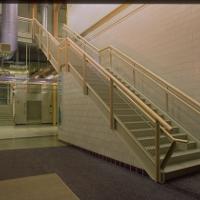 Interior looking up stair