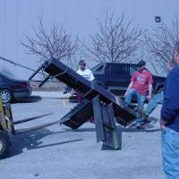 Loadout Welding to Sandblast