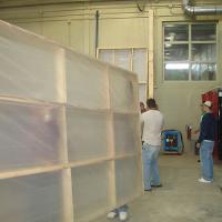 Welding & Construction Students with Grounds Crew Erect SSTS