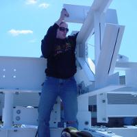 Welding & Construction Students with Grounds Crew Erect SSTS