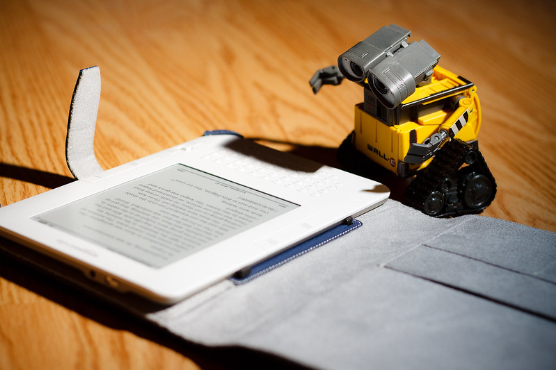 I guess it makes sense for a robot to read an e-book