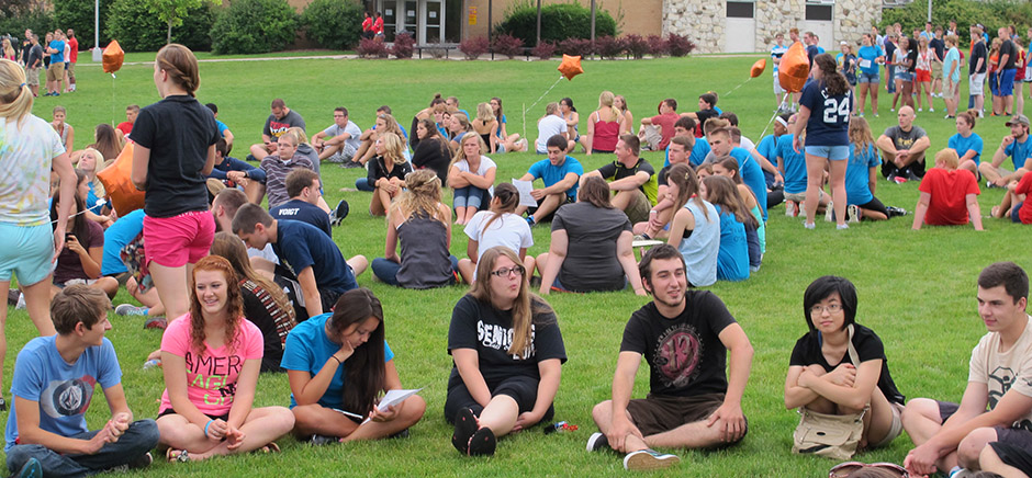 Students at FunDay 2014