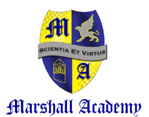 This is a photo of Marshall Academy's logo.
