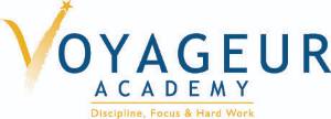 Photo of Voyageur Academy's logo.
