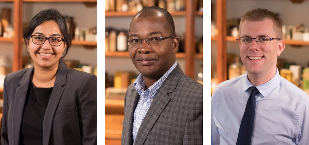 Dr. Sonali Kurup, Dr. Felix Amissah, Dr. Eric Nybo