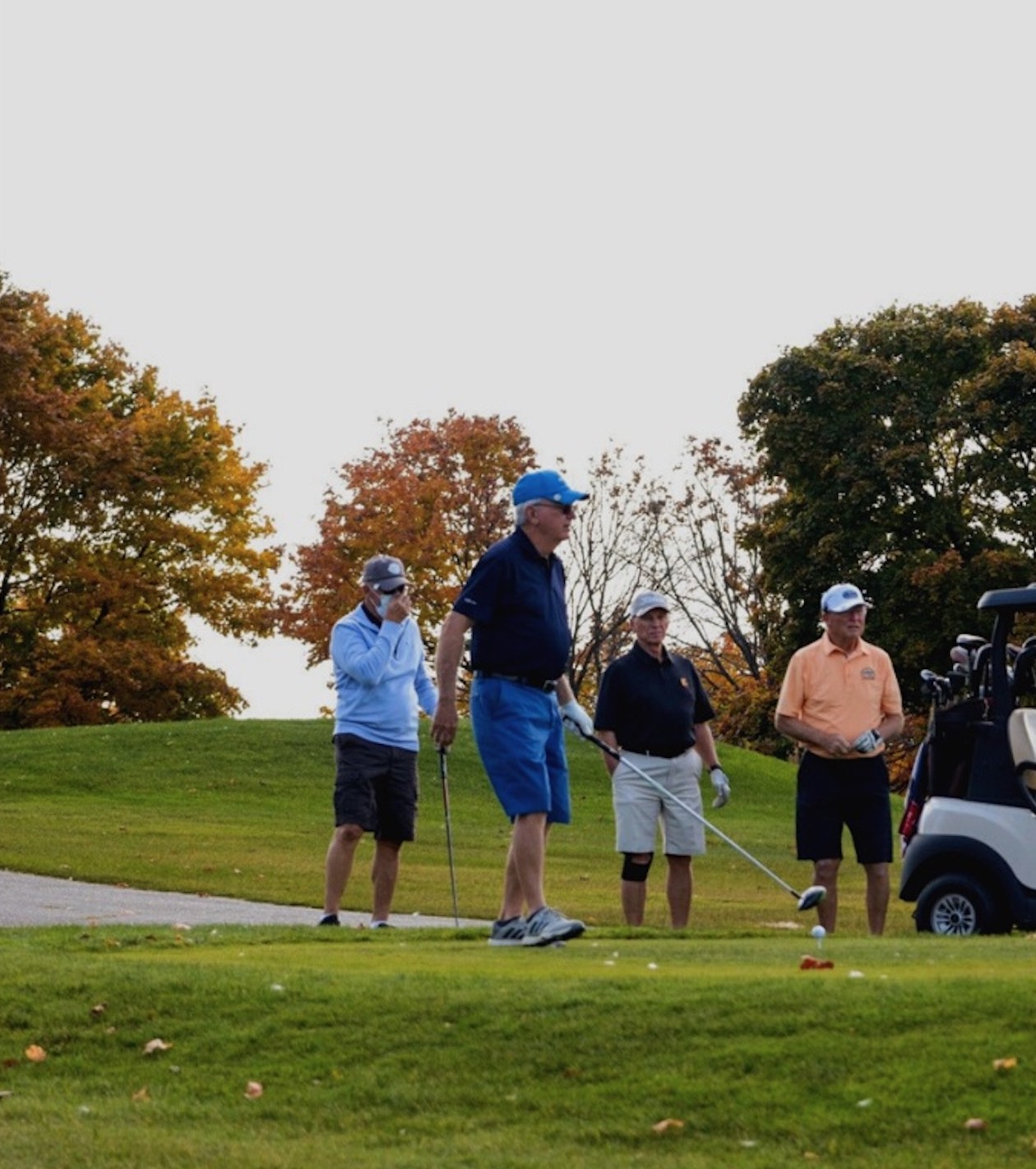 golfers at katke golf course