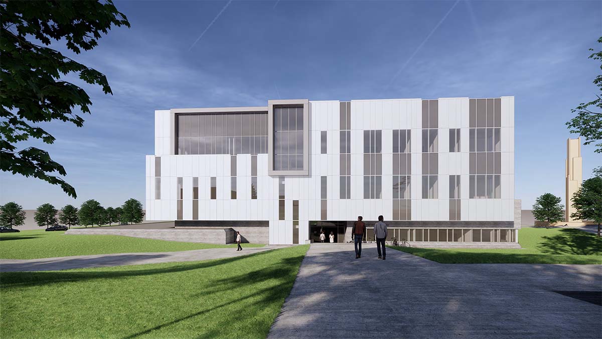 Center for Virtual Learning exterior rendering