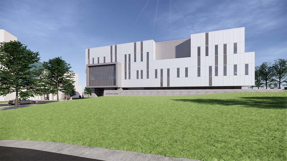 Center for Virtual Learning exterior rendering