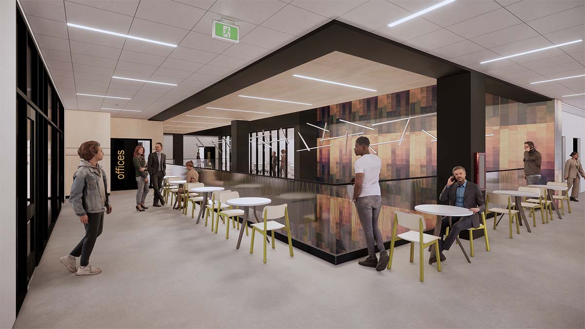 Center for Virtual Learning interior rendering