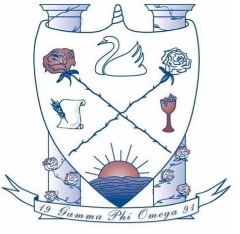 Gamma Phi Omega seal 