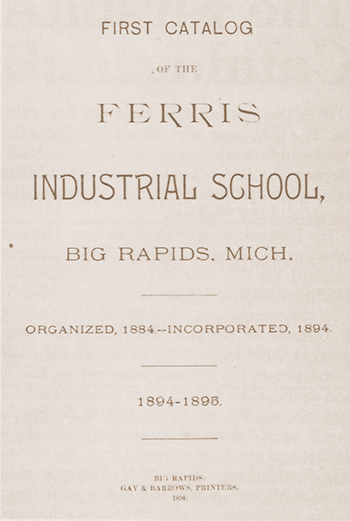 Catalog title page