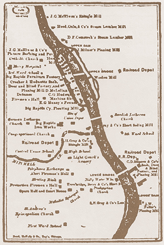 Muskegon River Map