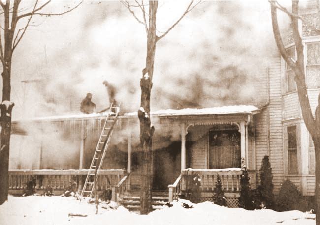 Ferris Home Burned in 1938
