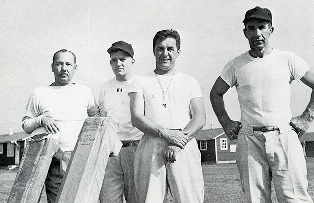 1953-1954 football coaching staff