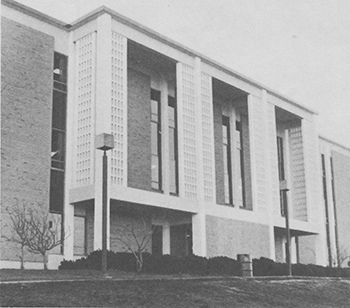 exterior of new library