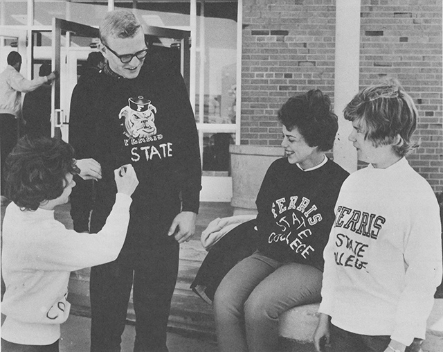 Sweatshirts that say Ferris State College