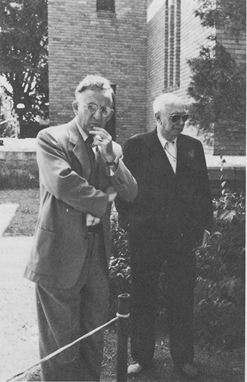 President Brophy and Col. Roy C. Vandrcook