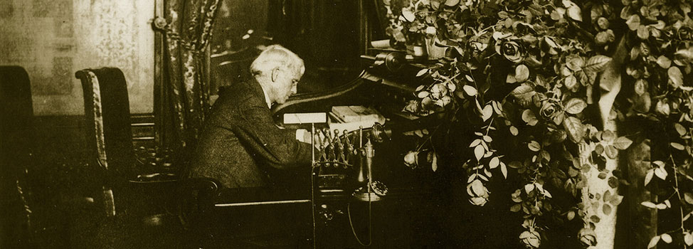Woodbridge N. Ferris in his office