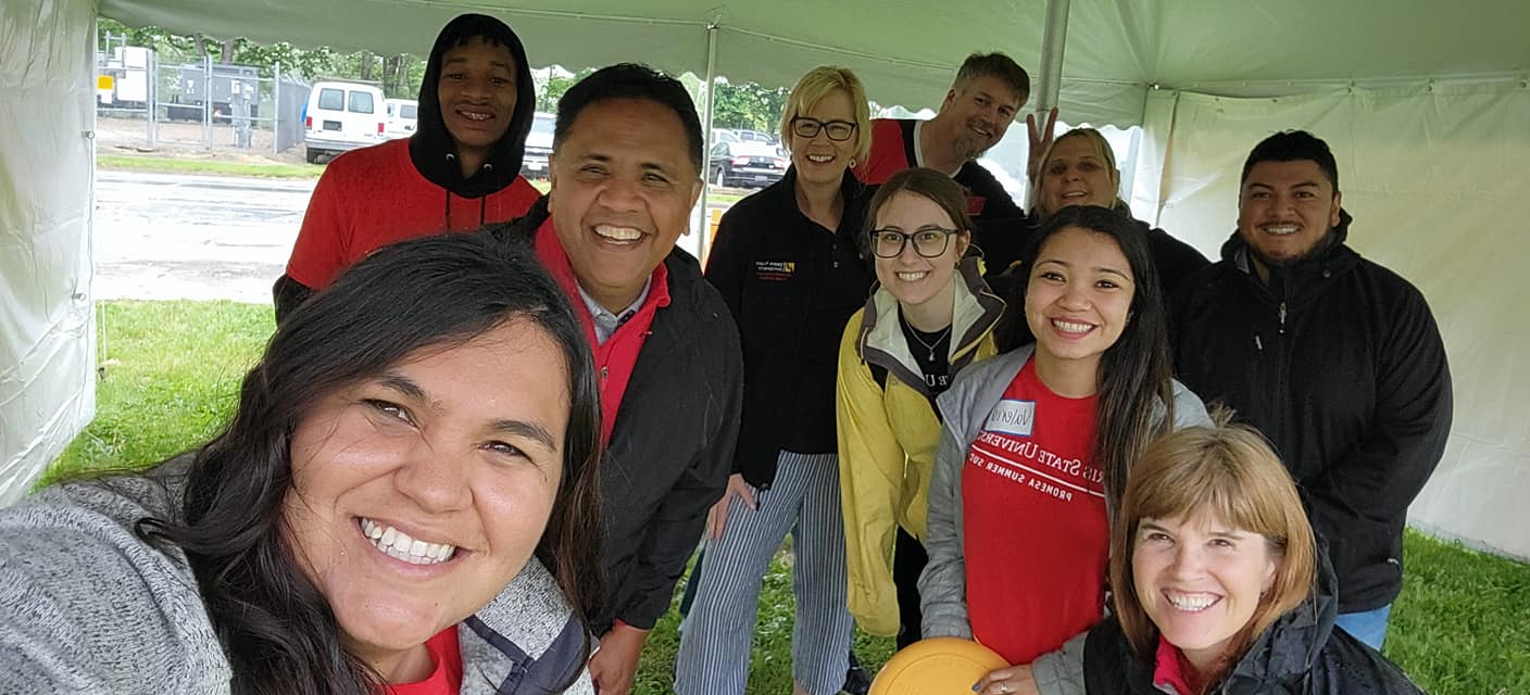 Latinx Alumni Group event Selfie