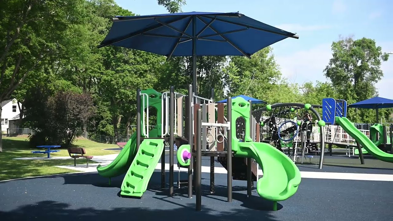 Scene of a park in big rapids