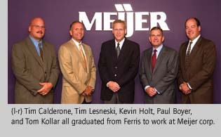 Ferris alumni working at Meijer Corporation
