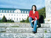 Catherine Badrak at the Abbey of Pontlevoy, France