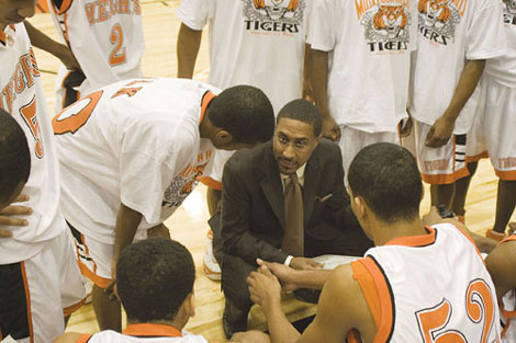 Keith Guy in action coaching his team