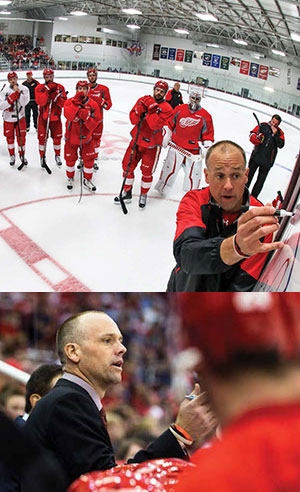 Alumnus Jeff Blashill, head coach of the Detroit Red Wings