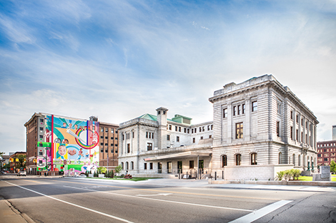 panoramic view of the Kendall campus