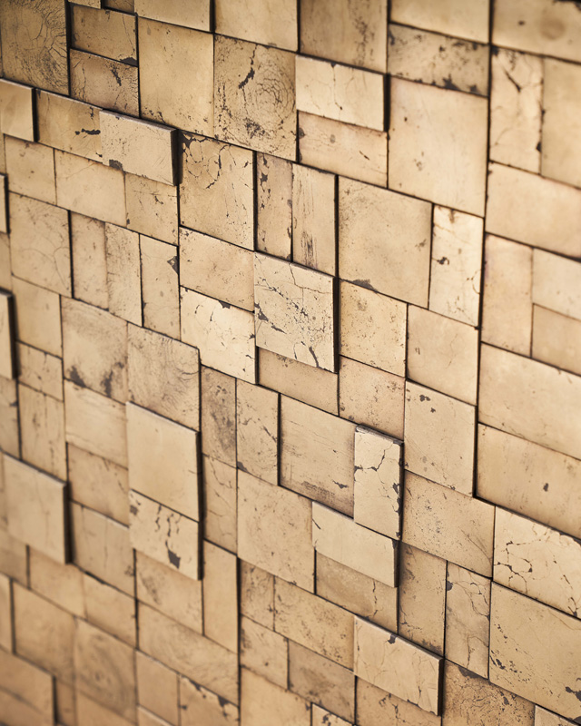 a credenza created out of fools gold