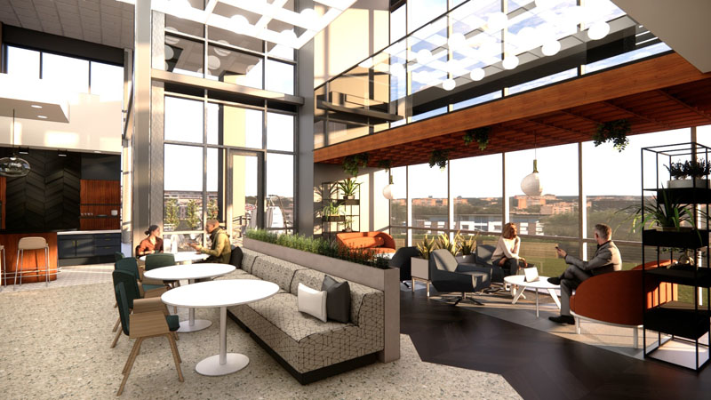 rendering of an office building